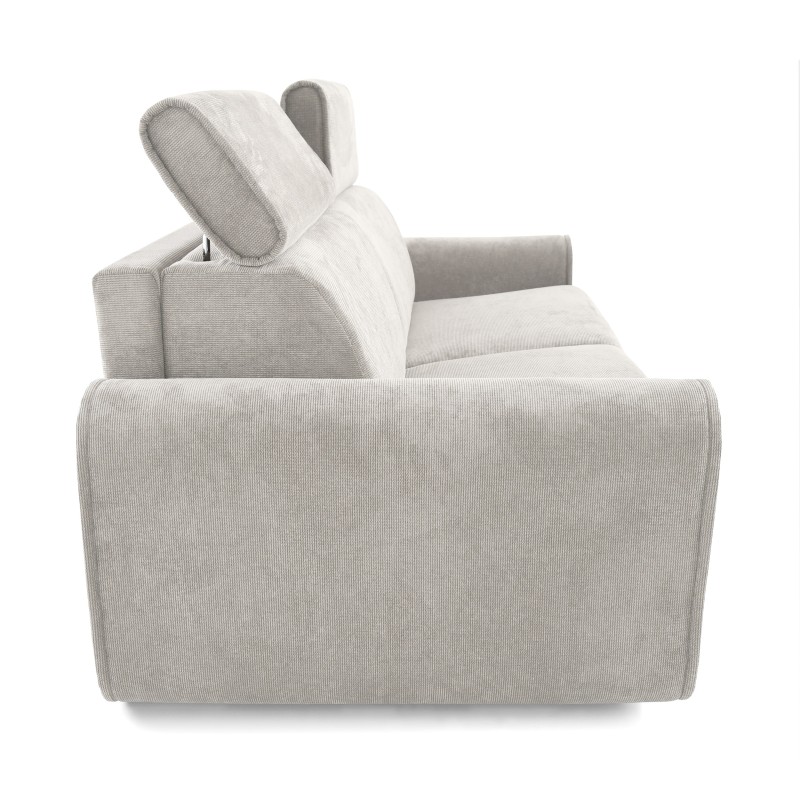 Třímístná pohovka PAVARTI s italským rámem a matrací – funkce spaní | Elegantní velours