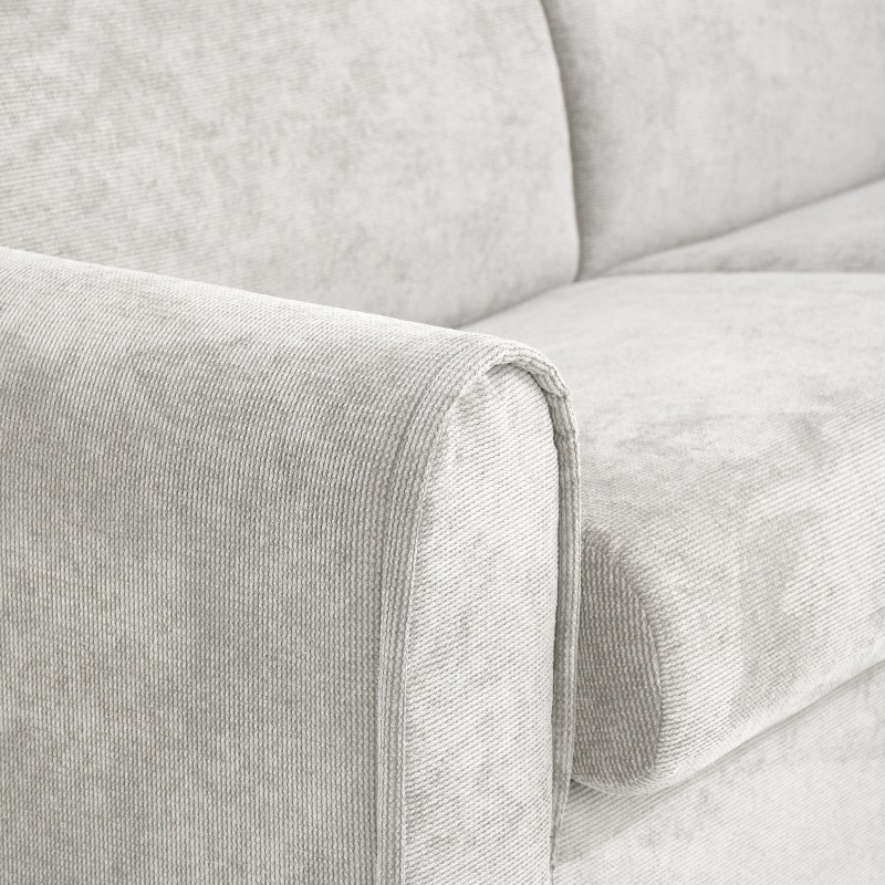 Třímístná pohovka PAVARTI s italským rámem a matrací – funkce spaní | Elegantní velours