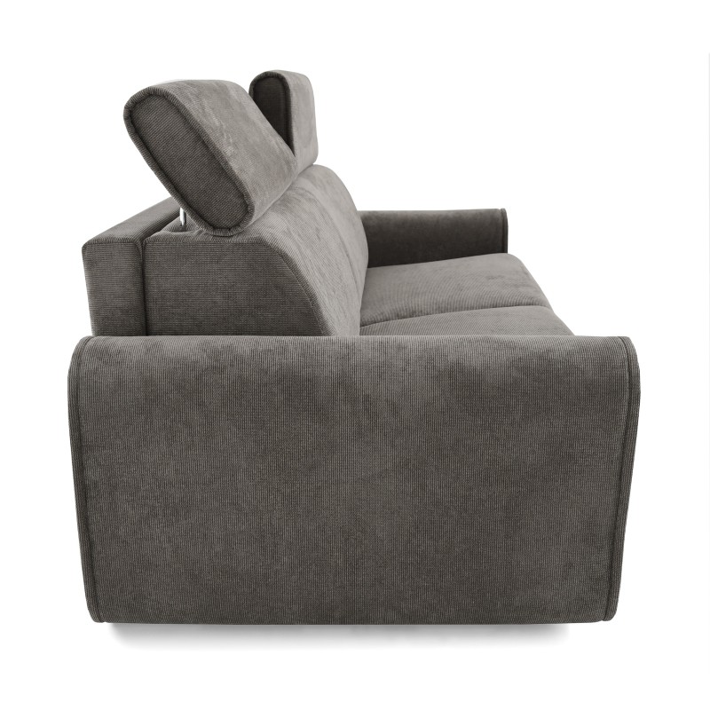 Třímístná pohovka PAVARTI s italským rámem a matrací – funkce spaní | Elegantní velours