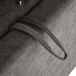 Třímístná pohovka PAVARTI s italským rámem a matrací – funkce spaní | Elegantní velours