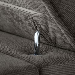 Třímístná pohovka PAVARTI s italským rámem a matrací – funkce spaní | Elegantní velours