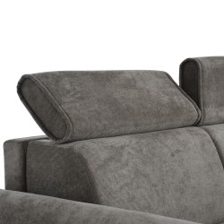 Třímístná pohovka PAVARTI s italským rámem a matrací – funkce spaní | Elegantní velours