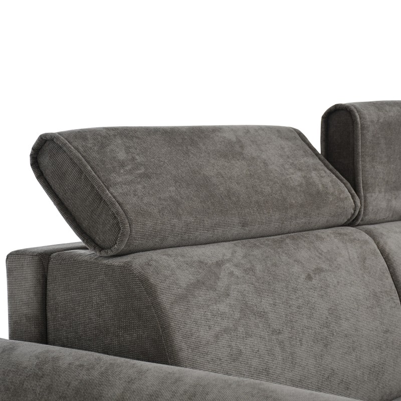 Třímístná pohovka PAVARTI s italským rámem a matrací – funkce spaní | Elegantní velours