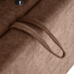 Třímístná pohovka PAVARTI s italským rámem a matrací – funkce spaní | Elegantní velours