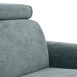 Třímístná pohovka PAVARTI s italským rámem a matrací – funkce spaní | Elegantní velours