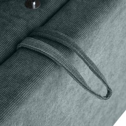 Třímístná pohovka PAVARTI s italským rámem a matrací – funkce spaní | Elegantní velours