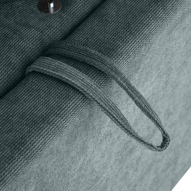 Třímístná pohovka PAVARTI s italským rámem a matrací – funkce spaní | Elegantní velours