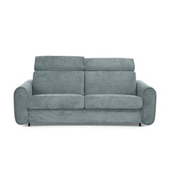 Třímístná pohovka PAVARTI s italským rámem a matrací – funkce spaní | Elegantní velours