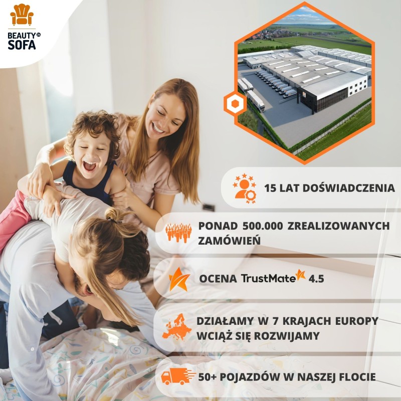 Posuvná skříň se zrcadlem a zásuvkami MARIKA LUX - moderní skříň do ložnice