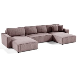 Rohová pohovka s funkcí spaní PARYS U ❤︎ BeautySofa24.cz