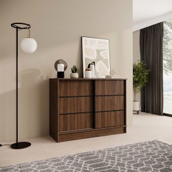 Komoda MIRELA se 2 posuvnými dveřmi - moderní a elegantní komoda do obývacího pokoje | BeautySofa24