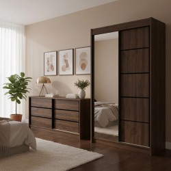 Komoda MIRELA se 2 posuvnými dveřmi - moderní a elegantní komoda do obývacího pokoje | BeautySofa24