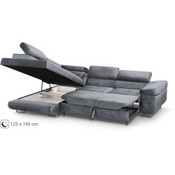 Rohová pohovka s funkcí spaní VILD ❤︎ BeautySofa24.pl