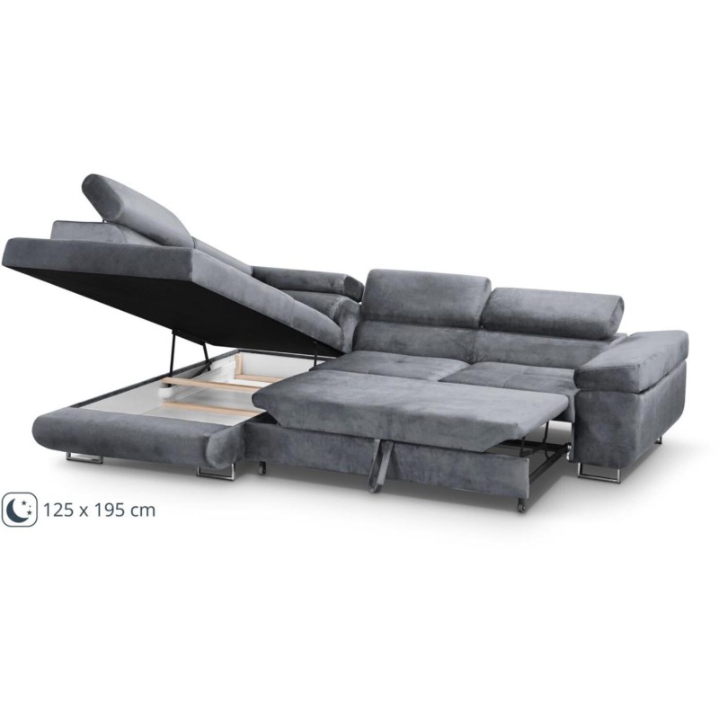 Rohová pohovka s funkcí spaní VILD ❤︎ BeautySofa24.pl