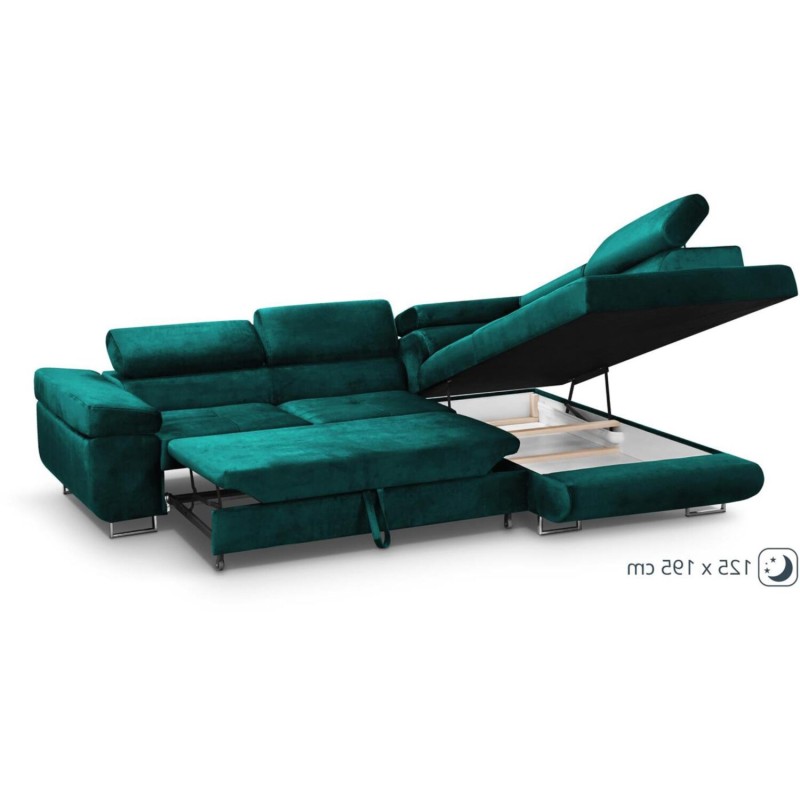 Rohová pohovka s funkcí spaní VILD ❤︎ BeautySofa24.pl